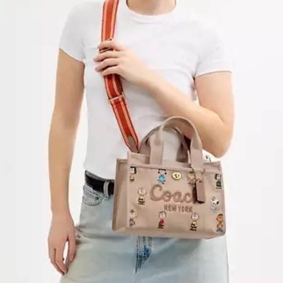 COACH X Peanuts Cargo Tote Bag 26 - Brand NEW In Bag! - Picture 2 of 8